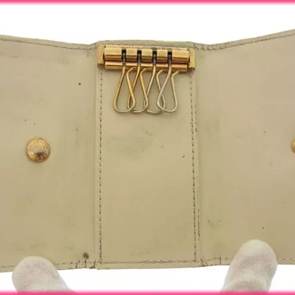 Louis Vuitton Key holder Key case Vernis Yellow Woman Authentic Used - Picture 2 of 5